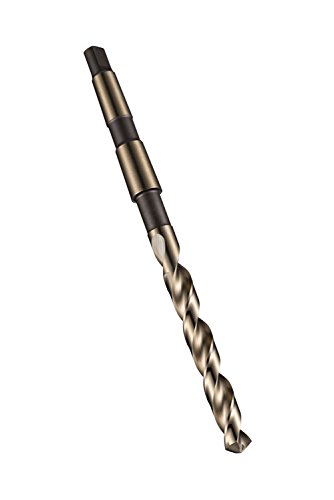 Dormer A73017.0 Ferrilha de haste diminui, revestimento de bronze, aço de alta velocidade de cobalto, 17 mm de diâmetro da cabeça, comprimento de flauta de 125 mm