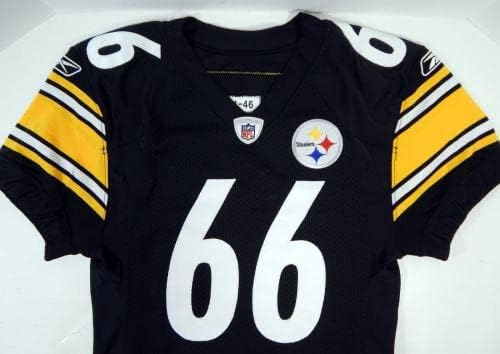 2011 Pittsburgh Steelers Joseph 66 Jogo emitiu Black Jersey 46 DP21361 - Jerseys de jogo NFL não assinado usada