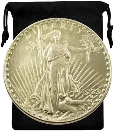 Cópia de Kocreat 1933 Double Eagle Liberty Gold Coin, vinte dólares-replica USA Monte Coin Moeda Lucky Morgan Dollar Collection,