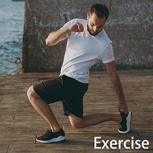 Treino masculino shorts atléticos de 5 shorts de academia para homens fisiculturismo executando treinamento rápido seco com bolsos de zíper loop