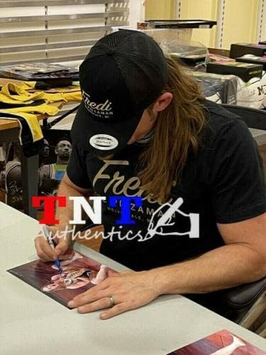 Matt Riddle assinou a WWE United States Champion 8x10 Foto #2 RK Bro Raw JSA COA - Fotos autografadas do UFC