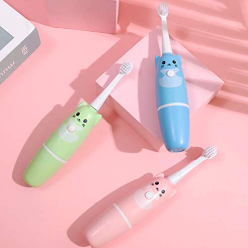 Escovas de dentes elétricas escovas de dentes de gato de gato fofas