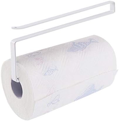 Distribuidor de suporte para toalhas de papel de USMASSCOT Sobristas de papel de papel para banheiro da cozinha, cabide de toalha de papel pendurado sobre a porta, design humanizado