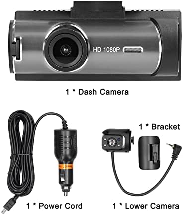 Xixian Motion Detecção DVR, Multi-Language Lens Dual Lente Video Video Video Recorder Auto Dash Cam Camera Gravador Night Visualizando Detecção de Movimento DVR 170 graus Carro de carro amplo angular
