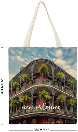 Denver Canvas Bag City View Market Tote Tote Bag for Everyday Use Tote Sagas para Mulheres Shopping School