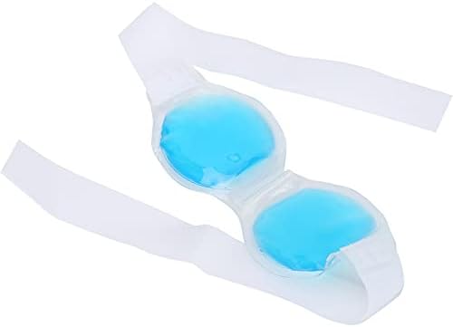 Akozon Gel Eye Mask, refrigeração da terapia fria reutilizável compressa quente para os olhos fadiga alivie -se inchado