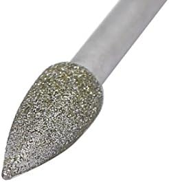 Aexit de 3 mm de 1/8 polegada peças e acessórios de moedor de energia haste de 5 mm de diamante de cabeça de diamante