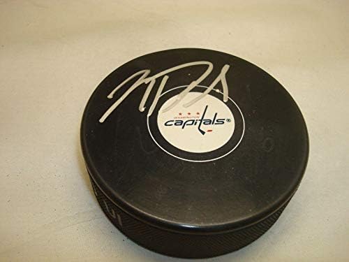 Mike Richards assinou o Washington Capitals Hockey Puck autografado 1b - Pucks autografados da NHL