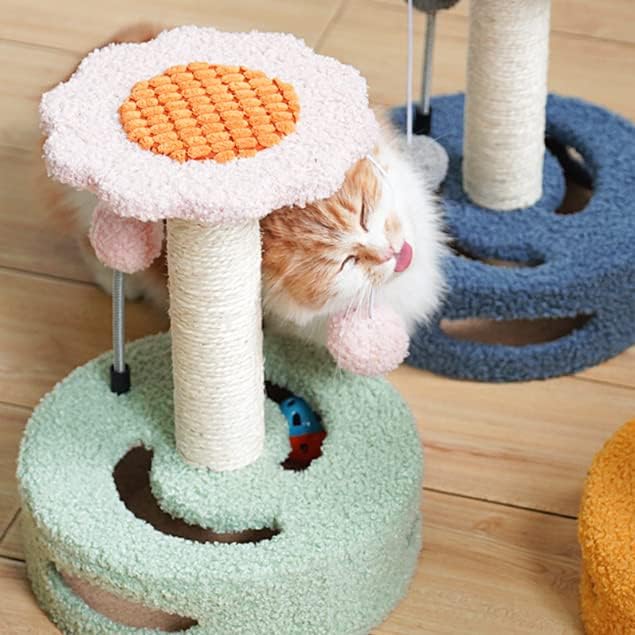 Pethse criativo gato gato arranhando pós -gato árvore moldura torre gato torre pequeno brinquedo de gato gato scratch plact plata