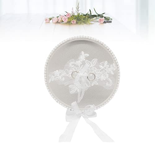 ABAODAM RINGS CUSHION travesseiro de travesseiro de flor do anel Busno de madeira para o recipiente de casamento de cerimônia de portador decorativo