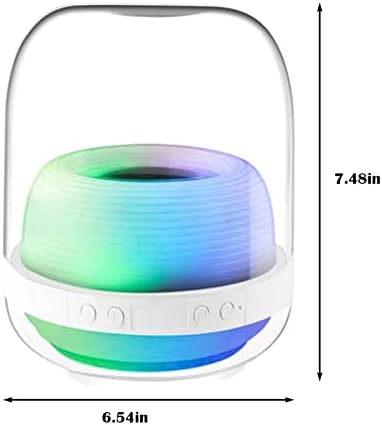 Alto -falante Bluetooth com luzes Alteração de cor Alto -falante sem fio portátil Temas de iluminação LED, áudio Bluetooth, som estéreo