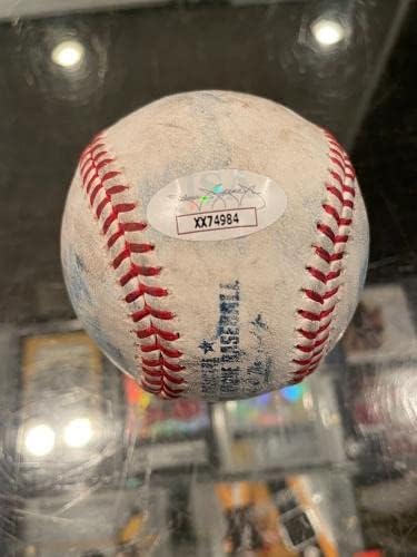 Mike Trout Los Angeles Angels Game usado Baseball Assinado JSA Full 984 - Baseballs autografados
