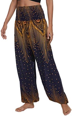 Cintura feminina de coco urbano Boho Floral Print Harem Yoga