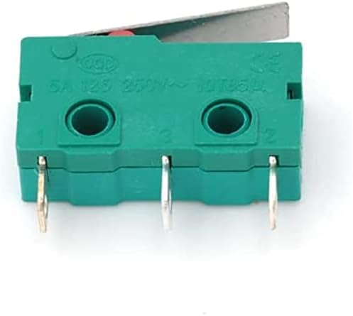 Gibolea Micro Switches 10pcs/lote 3D Acessórios da impressora 5A 125 250V 10T85 KW4-3Z-3 Manças retas Micro interruptores de limite de limite