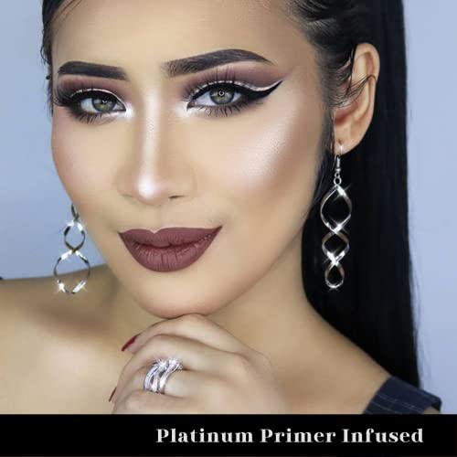 Private Society Cosmetics Luxury Beauty Products - Glow Getter Highlighter Palette - Conjunto de maquiagem de glamour com infusão de primer