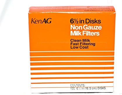 Discos de filtro de leite de 6-1/2 que não são de bichos 100pk, D110