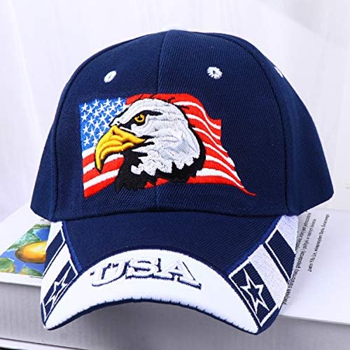 Capace de beisebol de Tendycoco com o Chapéu de Crucker Bordado Eagle com Cap Patriótico American Flag Unissex