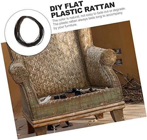 Yarnow Basket Coffee Strip Supplies tecelando artesanato handcraft rattan reclinável móveis planos para plástico re cadeira simulação