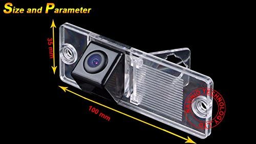 Câmera de backup de Navinio para carro, câmera de estacionamento de backup traseiro de placa de visualização à prova d'água para Mitsubishi pajero v3/v6/v8 & zinger