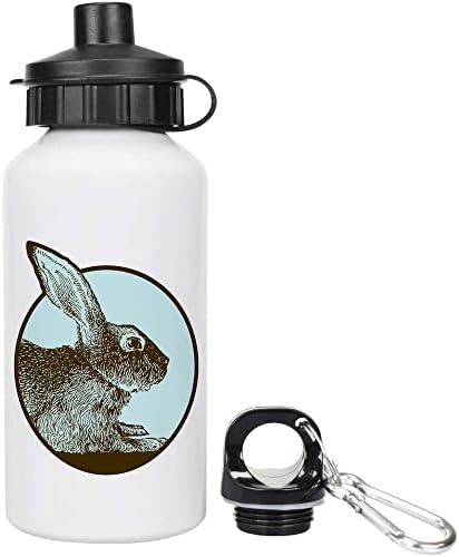 Azeeda 400ml 'Rabbit Motif' Kids Reutilable Water / Drinks Bottle