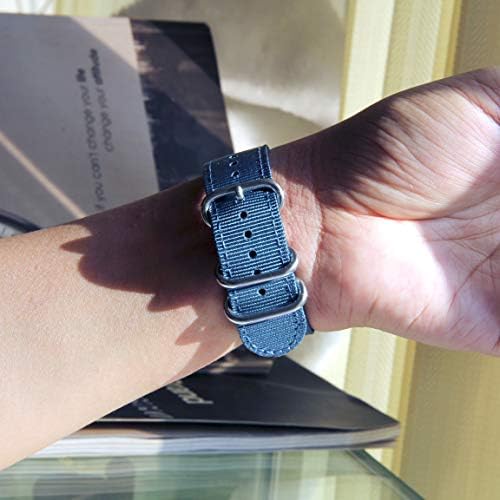 Gafuns 20mm Relógio Bandas de nylon Strap compatível com Galaxy Watch 4 Bands Classic 46mm 42mm, Galaxy Watch 4 Band