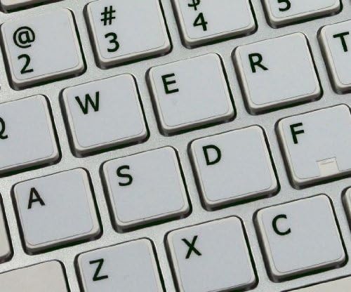 Novo inglesa nos decalques de teclado não transparentes dos EUA