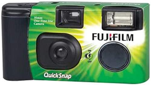 Fujifilm Quicksnap Flash 400 Câmera descartável de 35 mm - alça de mão