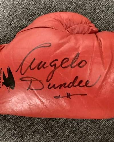 Angelo Dundee assinou a luva de boxe Everlast Autograph Muhammadali Trainer Hof JSA - luvas de boxe autografadas