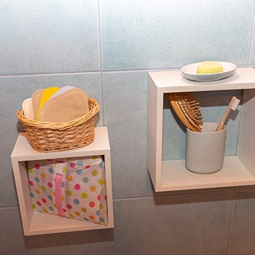 Saco de lavanderia de malha, grande o suficiente para lavar pantiliners sanitários reutilizáveis, toalhas menstruais, almofadas de