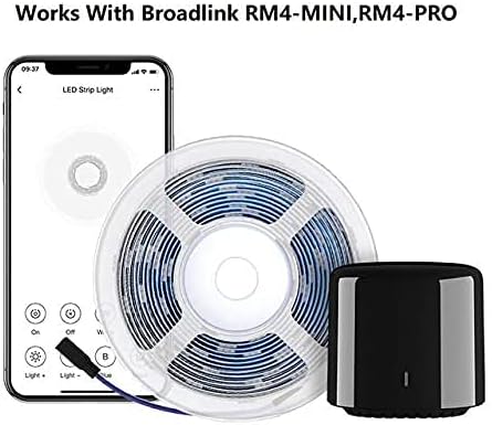 Luzes de fundo LED da Broadlink TV, luzes de tira de LED de 9,8 pés com remoto para 32-60 '' TV, USB Powered, trabalha
