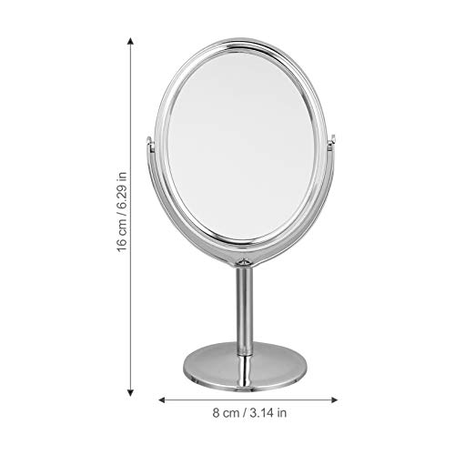 Lurrose Double-Laceup espelho espelho giratório com espelho de mesa vintage para o banheiro decoração de quarto de banheiro decoração
