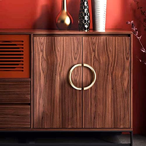 Os armários modernos de Lizipai Golden Meio redondos lidam com a gaveta dourada alças