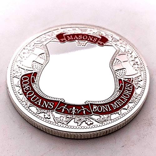 A moeda comemorativa de prata de pedreiro gratuita, fraterna, ordem da moção de leite de souvenir