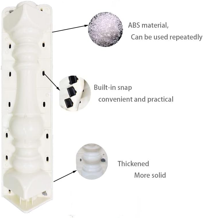 Moldes de molde de concreto EAIENY, molde DIY para decoração de jardim de cimento de gesso de concreto