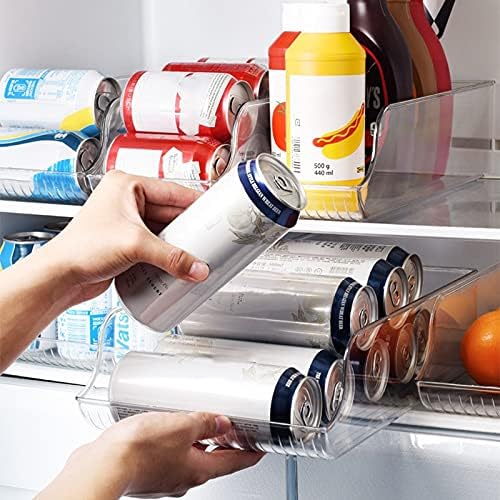 Annncus Plástico Bebidas Caixa de Armazenamento Caixa de Armazenamento Drink Drink Bin Garrafa de Água de Refrigerador para Cozinha BPA grátis J99 -