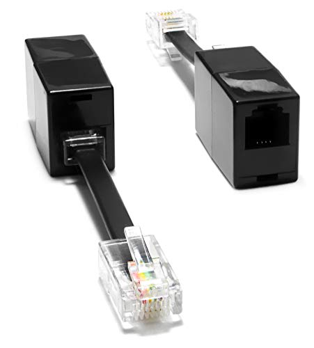 Varejo e o Adaptador Ethernet RJ45 feminino para RJ11 masculino para serviço telefônico fixo