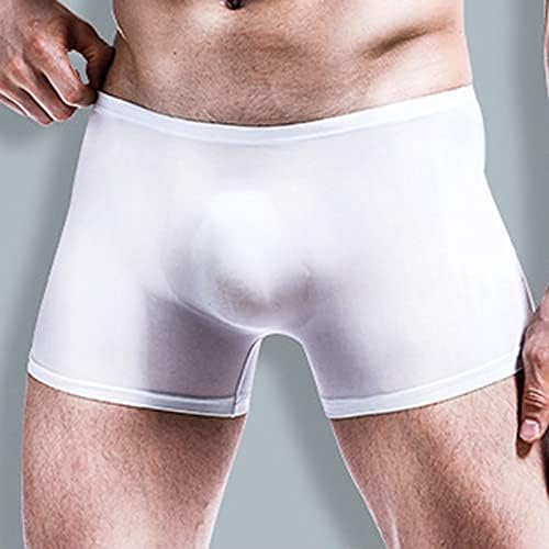 Roupa íntima transparente Men sexy na cintura u bulge bolsa veja através da calcinha