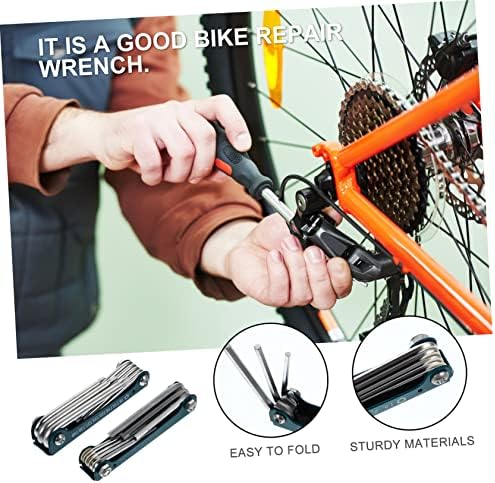 Cubtol 2pcs dobrar chaveiro conjunto de motocicleta bolsa de ferramentas Pro ferramentas kit de ferramentas para mecânica kit de reparo de canal de reparo mecânico de bicicleta