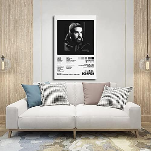 Drake Poster Scorpion Posters Poster Canvas Defino: 12x18inch