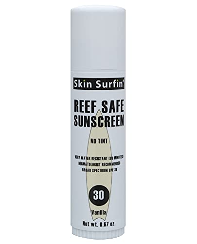 Protetor solar de surfista da pele, SPF 30, Recife natural seguro, bastão de rosto de surf, seguro de bebê, resistente à água,