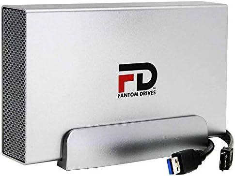 Fantom Drives FD 6TB DVR Expander Externo disco rígido - USB 3.0 e ESATA - suporta diretorv, Arris e muito mais, preto