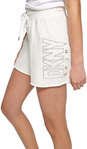 DKNY Women's Sport ativo logotipo de shinestone curto