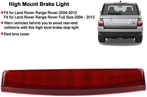 Luz de freio de alto nível de aramox, XFG000040 RED 3ª Luz de freio Alta lâmpada de parada de montagem alta para Land Rover Range Rover / Tamanho completo 2004-2012