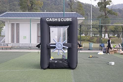 Sayok Inflable Cash Cube Booth Máquina de Aumulação de Dinheiro Inflável para Promoção de Eventos de Publicidade de Negócios