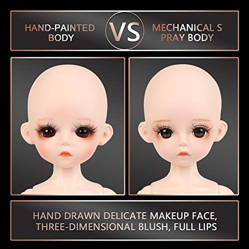 Ucanaan personalizado 1/6 boneca BJD de 12 polegadas bonecas de bola + maquiagem básica + livre para trocar de olhos bonecas DIY