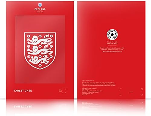 Os projetos de capa principal licenciaram oficialmente a equipe nacional de futebol da Inglaterra em casa 2020/22 Crest Kit Livro