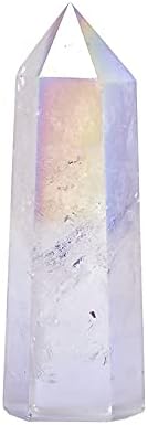 Ertiujg husong319 1pc Aura de cristal natural de cura de cura Meditação de pedra de cura Reiki obelisk Quartz Point Tower for Home decoration DIY Gift Crystal
