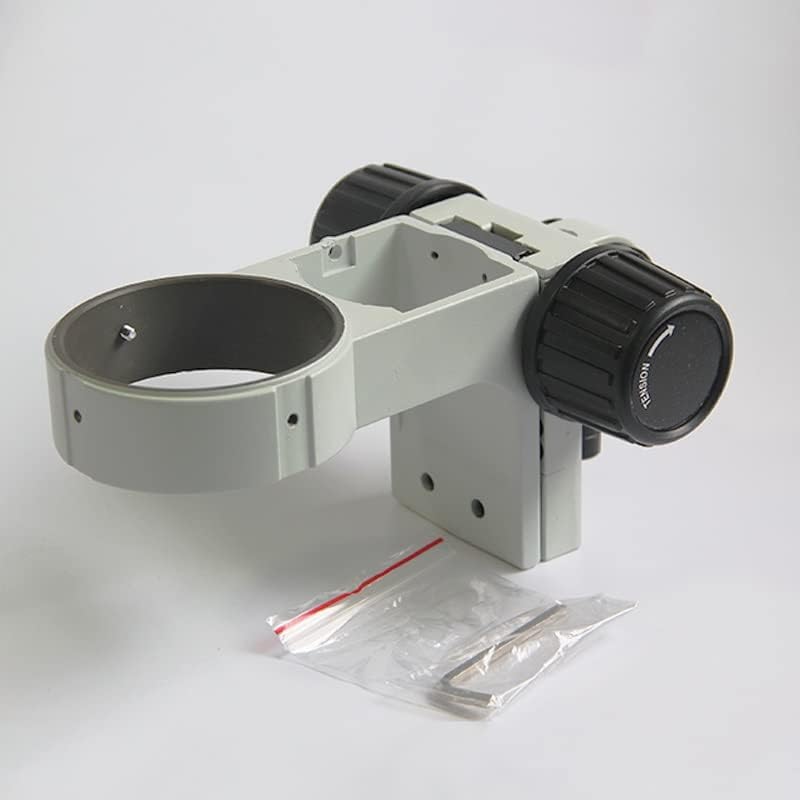Kit de acessórios para microscópio para adultos estéreo trinocular zoom microscópio portador de braço de braço Microscopio Acessórios de 76mm de threads consumíveis