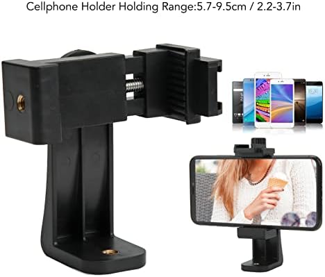 Adaptador de tripé de 1/4 de polegada de smartphone, suporte para parafuso de parafuso de câmera do suporte da câmera