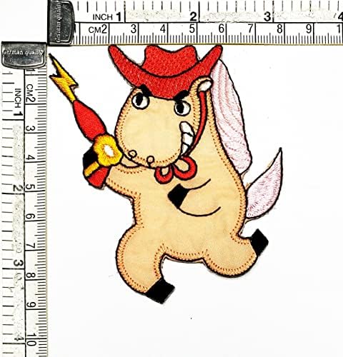 Kleenplus 2pcs. Donkey Cowboy Cartoon crianças Crianças ferro